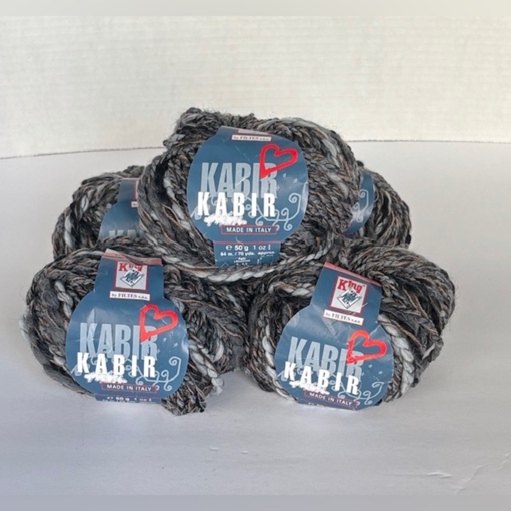 NWT! King Filtes Yarns Kabir | 5 Skeins